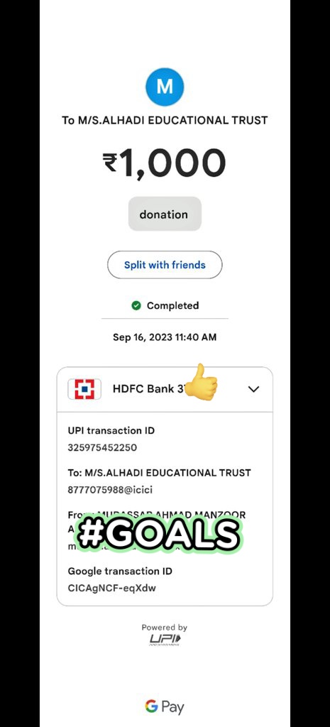 Mudassar_ahmed3's tweet image. Every muslim should donate 
#walirahmani 
#alhadi