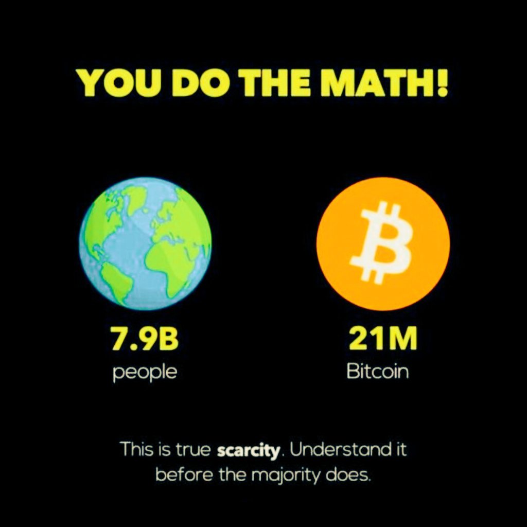GameeOfCrypto's tweet image. ♾/21M #Bitcoin
#DoMath That&apos;s the Tweet

#btc
#earth
#