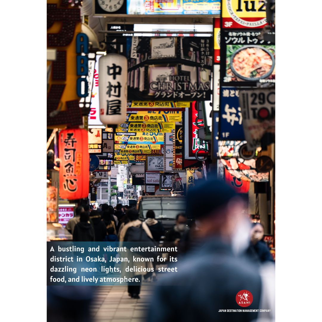 AsahiTravel's tweet photo. Dotonbori Street: Where Neon Dreams Come Alive! 🌟🇯🇵 Immerse yourself in the electric energy of Osaka's iconic district, where vibrant lights, delicious street food, and unforgettable moments await. #Dotonbori #OsakaAdventures #UnforgettableJourney https://t.co/29Ayil9EYk
