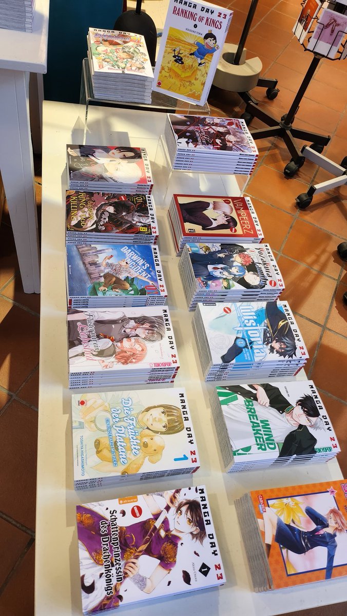 Wir sind bereit für den #MangaDay2023 und freuen uns auf alle, die uns heute in Marbach oder Waiblingen besuchen (9-14 Uhr) 🥰