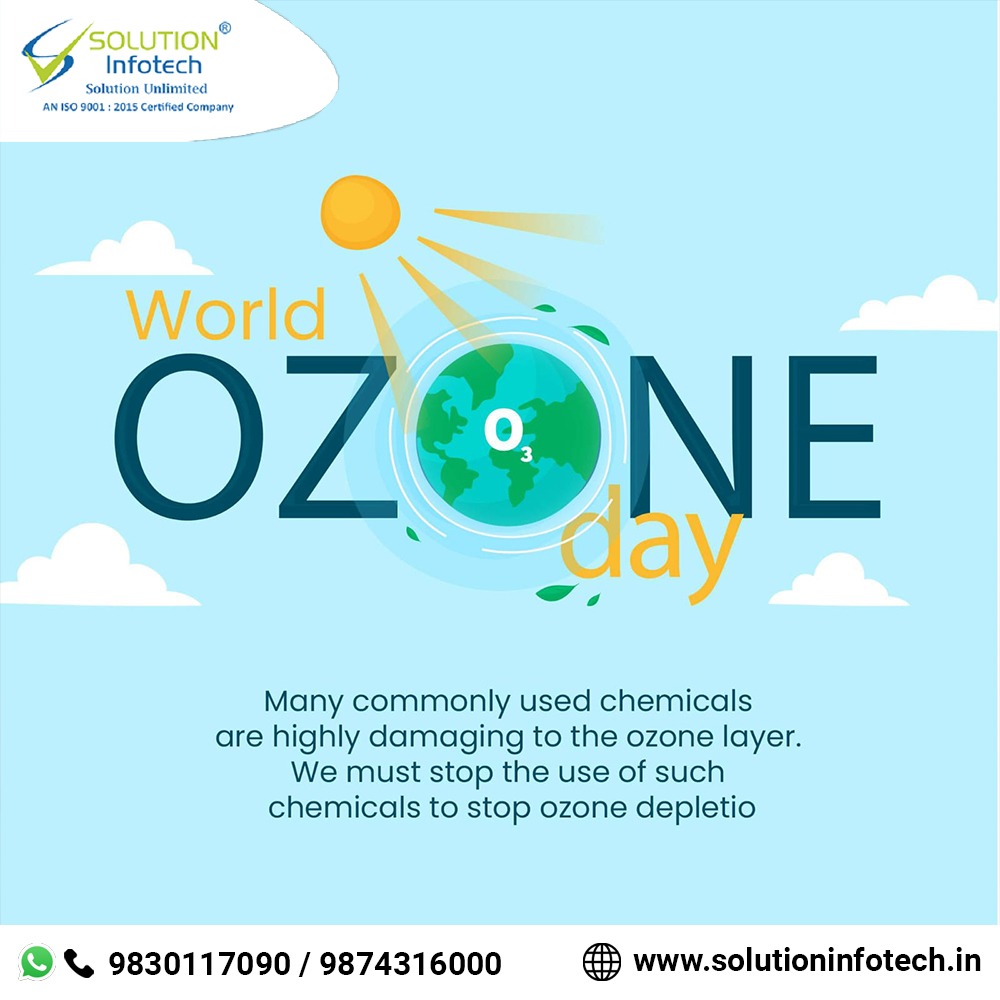 🌍 Celebrating #WorldOzoneDay with a twist! 

#SolutionInfotechSavesOzone #OzoneHeroes #ProtectTheSky #OzoneAwareness #EcoChampions #OzoneMagic #CleanAirMatters #PlanetSafeguard #GreenWorld #OzoneScience #ClimateActionNow  #OzoneDay2023