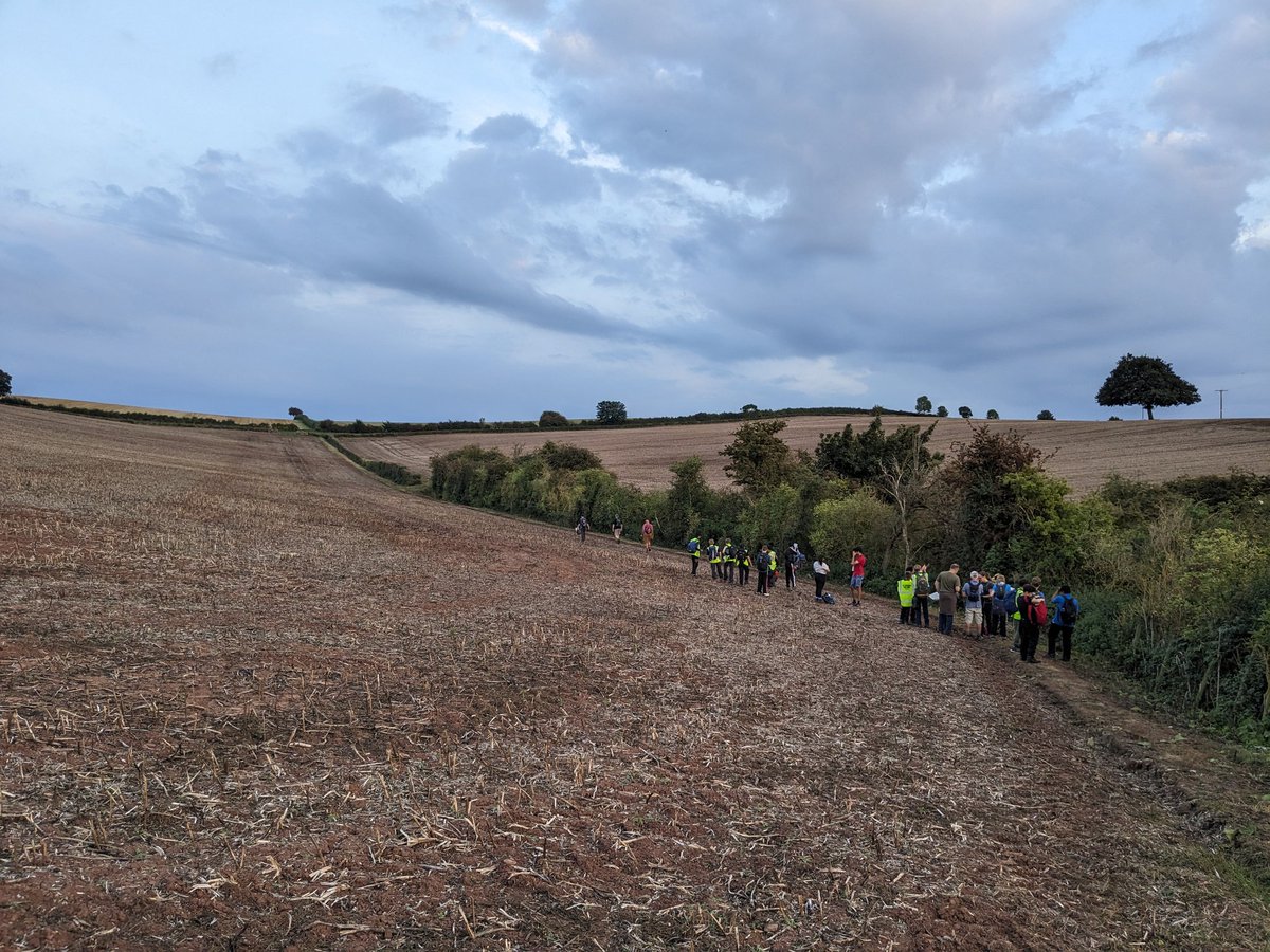 Big thanks to all the volunteers who helped out on the evening hike to kick off the term.