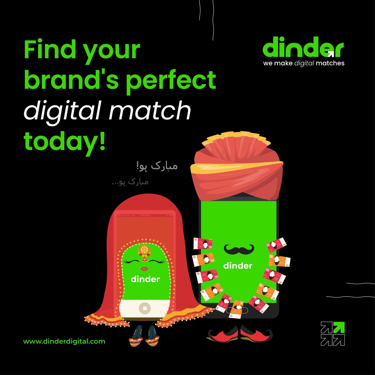dinderdigital's tweet image. Unlock Boundless Possibilities with Dinder Digital!Let's embark on a creative journey to find your perfect digital match. From stunning web design to captivating graphics, we're here to make your brand shine! 

 #DinderDigital #DigitalMatchmaking #CreativeJourney #DesignMagic