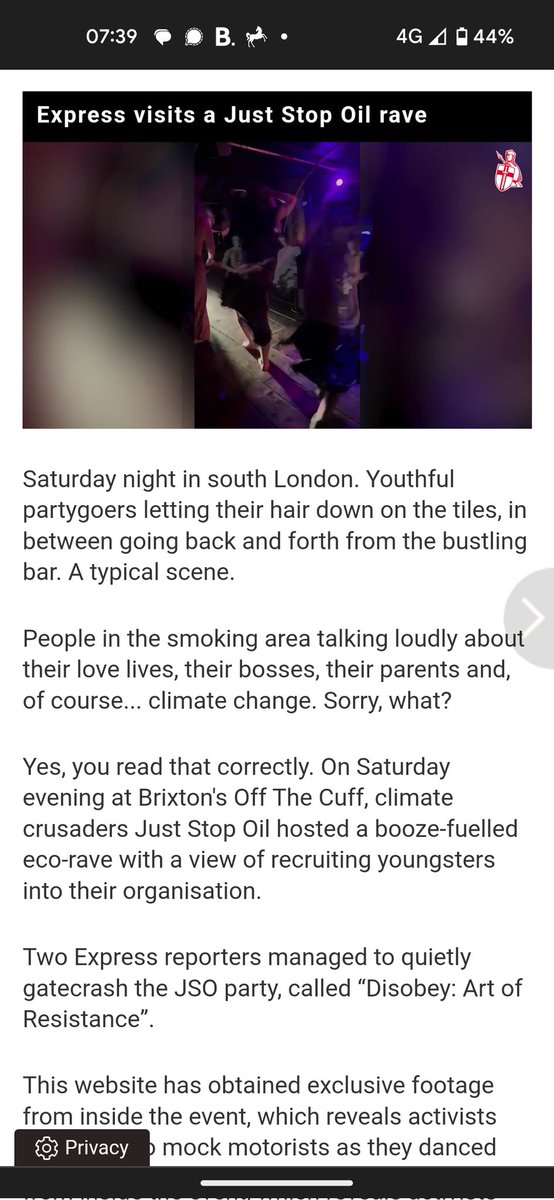 the daily express paid £5 entry for night we hosted 😂