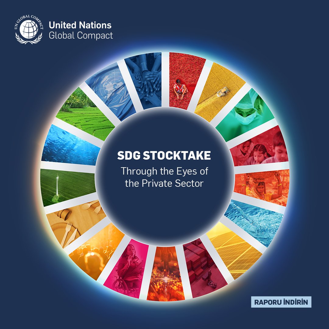 GlobalCompactTR's tweet photo. UN @globalcompact ve @Accenture ortaklığında hazırlanan SDG Stocktake Raporu yayımlandı.
Rapor, özel sektörün Sürdürülebilir Kalkınma Amaçları'nın ilk sekiz yılındaki katkılarına ve 2030 hedeflerine ulaşmak için atabileceği acil adımlara odaklanıyor.
#UNGA78 #UnitingBusines https://t.co/yXCmPuOxF5