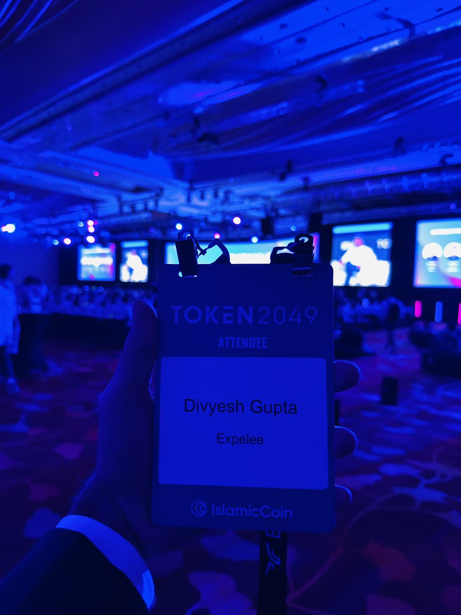 Divyeshgupta_'s tweet photo. Token 2049, you were amazing! 🚀 

With inspiring talks on DeFi, NFTs, and more, it was a knowledge hub. 

But what truly stood out was the connections forged. From DeFi to NFTs, diverse networking opportunities left me enlightened. 🌐 

#Token2049 #Singapore #Token2049Singapore https://t.co/p1d94wsoAO