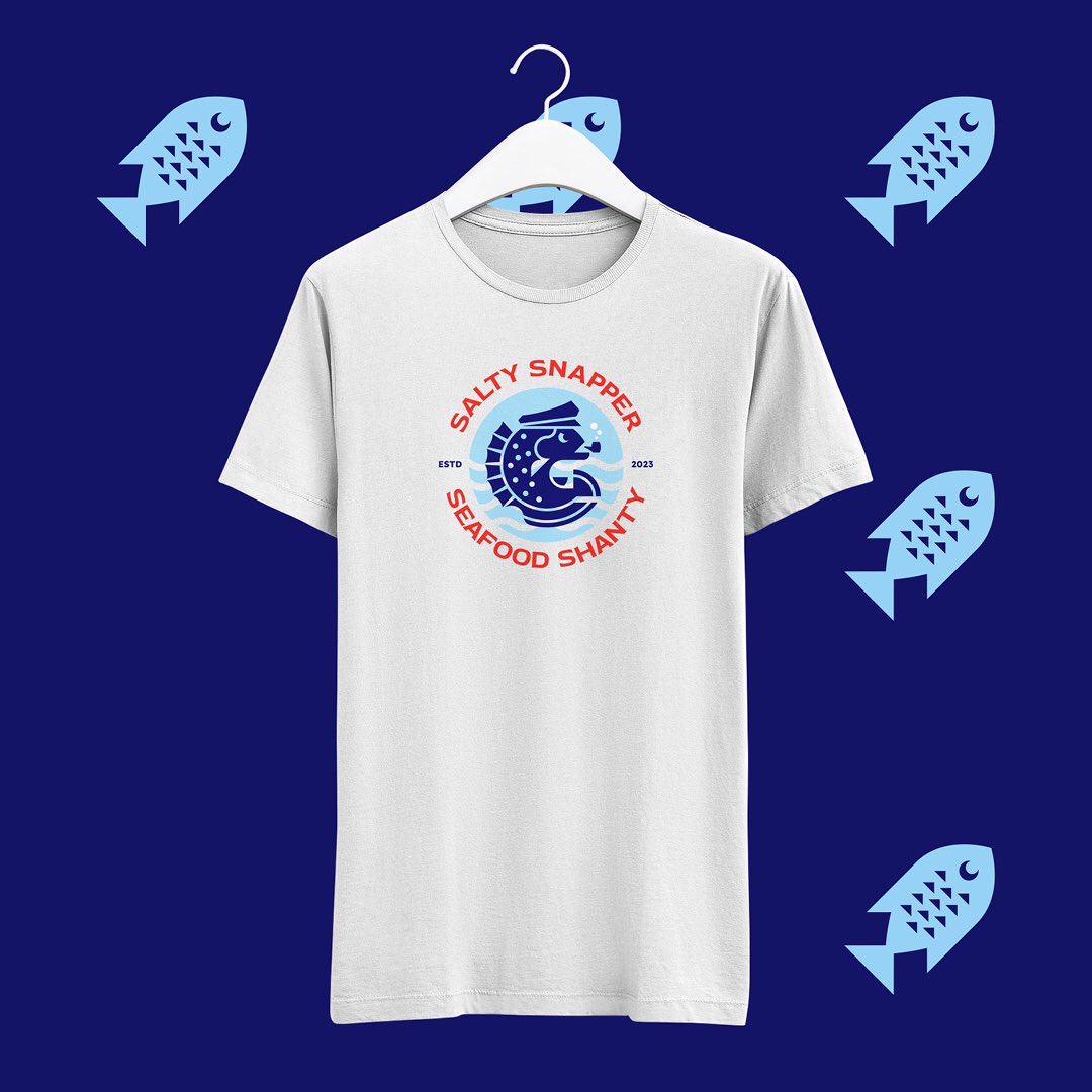 nicsymes's tweet photo. Concept brand development for a seafood restaurant. If your business needs to level up, or you’re an upstart startup, get in touch so we can give your brand a face, voice and personality that your clients will grow to trust, respect and love.

https://t.co/TMiexkSJdw

#logodesign https://t.co/JnjVFODGsD