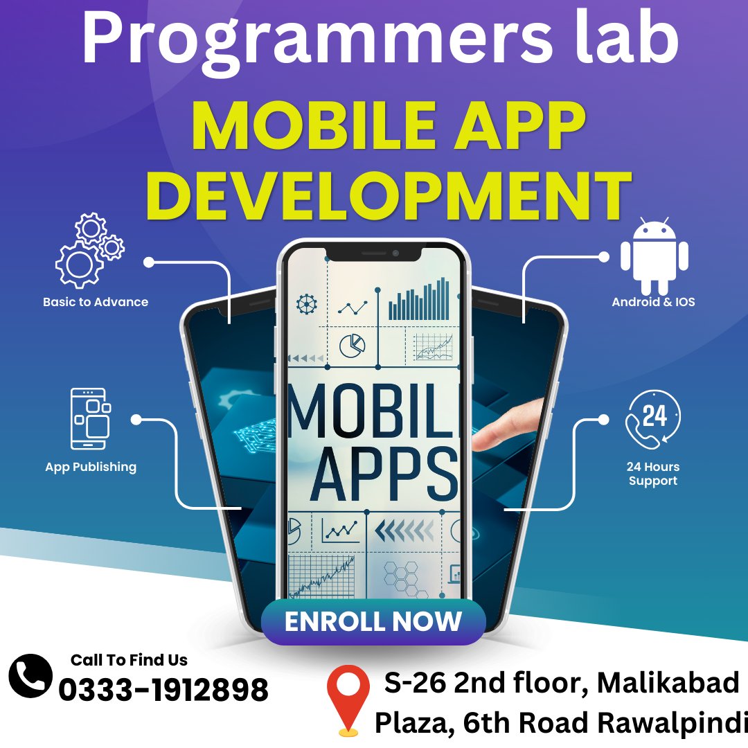 progra39834's tweet image. 🚀Mobile Application Development Course in Islamabad💡
#Mobileappdevelopmentcourseinrawalpindi
#mobileappdevelopmentcourse 
🌐programmerslabs.com/best-react-nat…