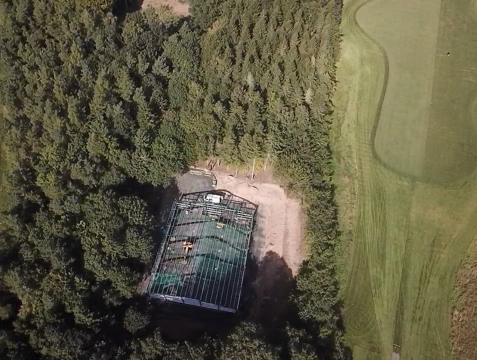 New maintenance facility prepared ready for the sheeting then ducts and concrete slab will be installed.