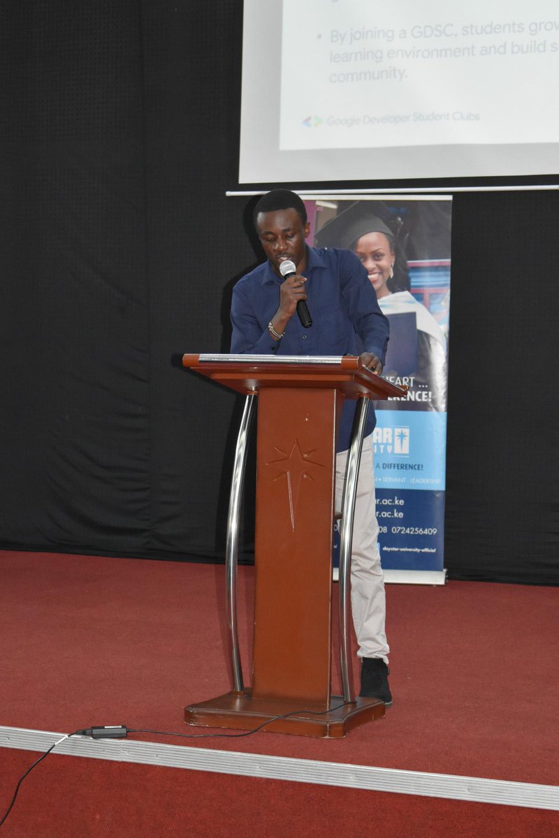 Ngesa254's tweet photo. Had amazing time sharing my university tech community experience and how it shaped my career with the amazing DSC Daystar x @gdscstrathmore

I also discussed #ML technologies including #Keras &amp; @IntelAI #IoT technologies e.g  #oneAPI #OpenVino
#IntelInnovators #IntelInnovation https://t.co/IkVEyv03Fp