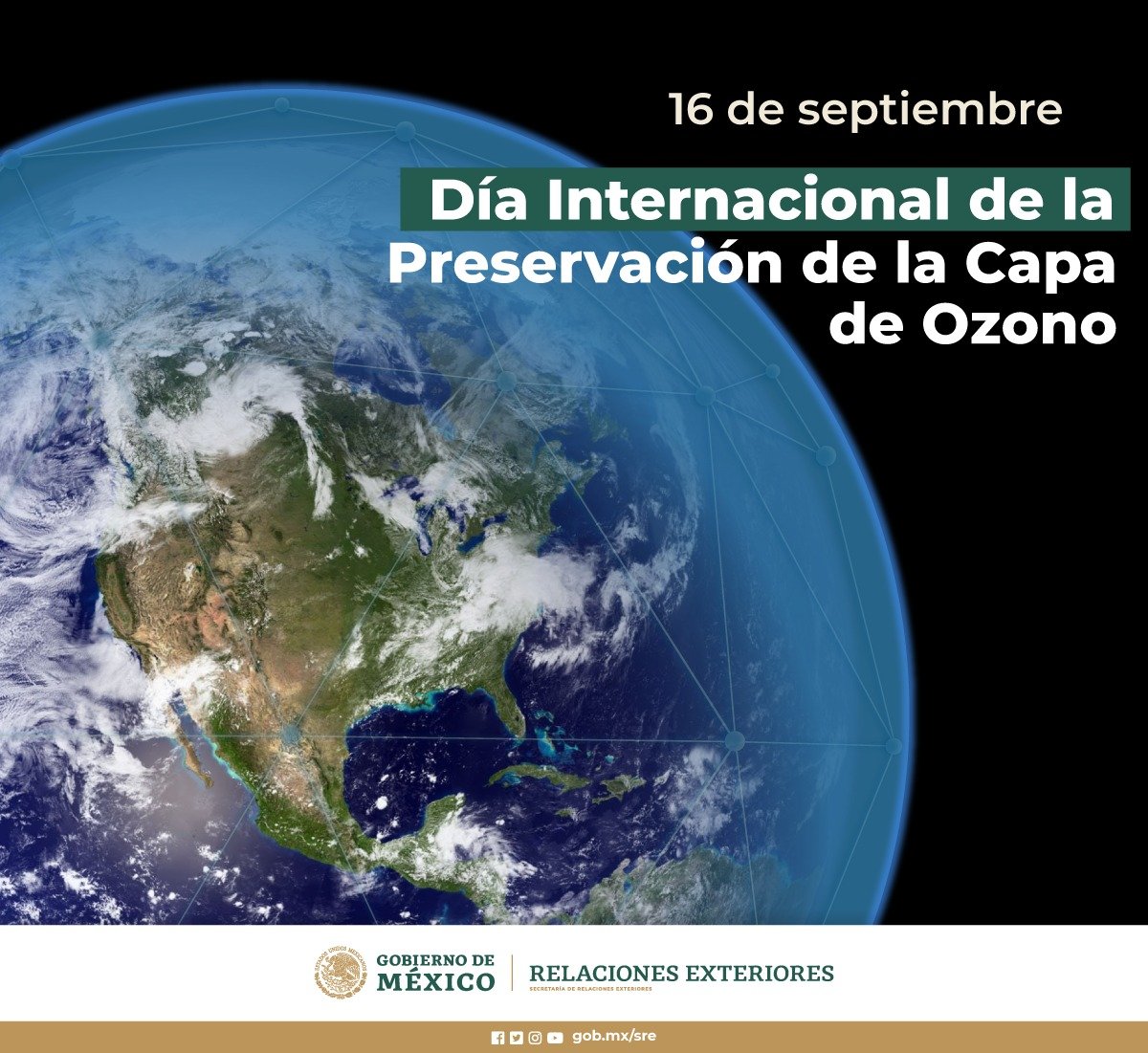 📌 #SabíasQue | La capa de ozono es una frágil franja de gas que protege la Tierra de los efectos nocivos de los rayos solares, contribuyendo así a preservar la vida en el planeta.

🇲🇽🤝🌎🌿
#DiplomaciaCercaDeTi
#DiplomaciaComprometida