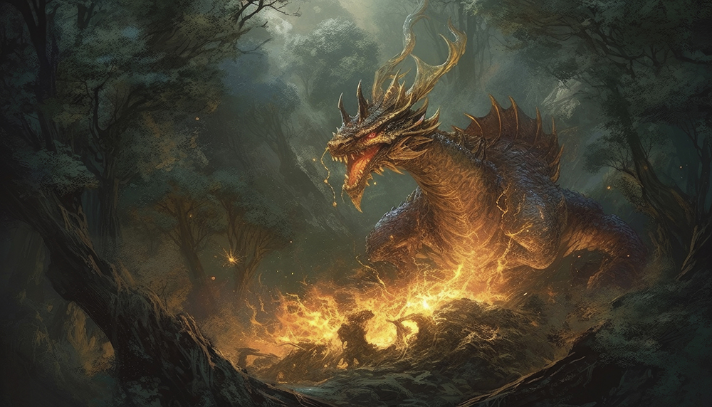 polarpx's tweet image. 🔥 Behold the mighty dragon's wrath, amidst a fiery forest inferno! 🐉🔥 #DragonInferno #FantasyArt #EpicIllustration #dungeonsanddragons #AIart 

stock.adobe.com/dk/images/fier…