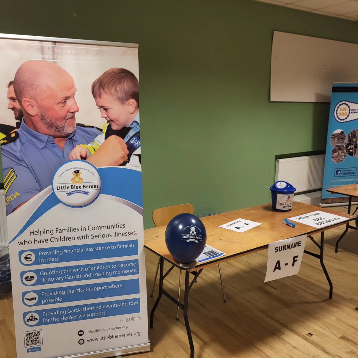 TGlh286's tweet photo. All set up and looking forward to seeing everyone at our Sportive @LilBlueHeroes https://t.co/heBF43C66m