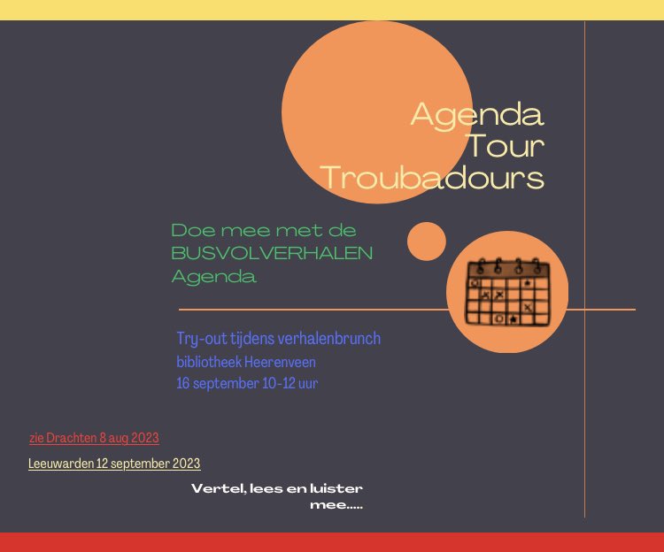 De #Tourtroubadours van de #Busvolverhalen gaan weer op pad. Vandaag #Heerenveen!