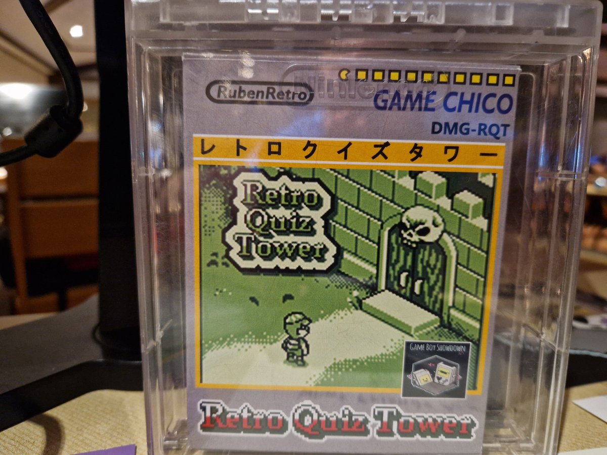 Seppatoni's tweet image. #52GameChallenge
45/52: Retro Quiz Tower (Game Boy)
Sehr hübsch gemachtes Homebrew-Quiz rund um die Welt der Retrospiele.
