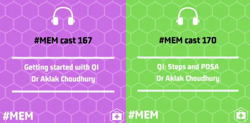 Sharing two podcasts on how new clinical trainees could get involved with QI . Interviews by Rachel Saville from MedEd podcast site #MemCast. She also is a Respiratory Trainee Registrar in East Midlands. Thanks Rachel

#MedTwitter #QITwitter

qipstart.com/getting-to-gri…