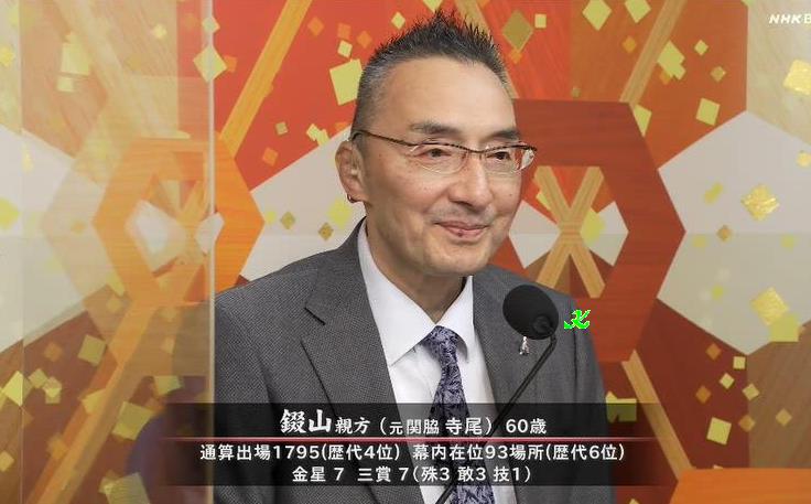 寺尾改め錣山親方引退襲名披露大相撲平成15年5月31日記念額と