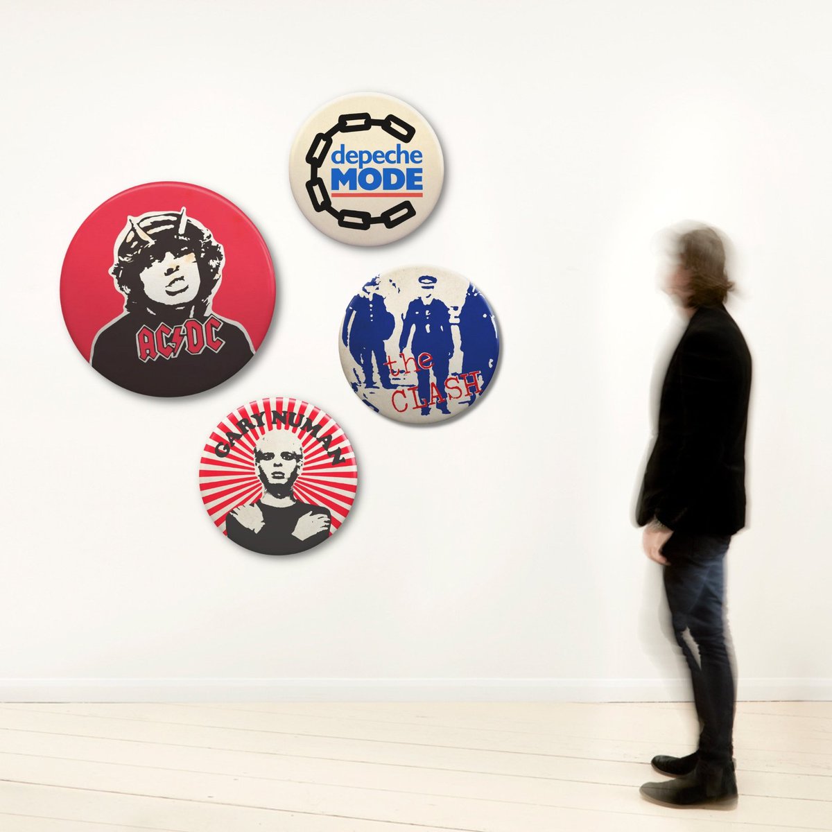Show-stopping works celebrating iconic bands across rock, pop, punk & more by Tony Dennis AKA TapeDeck Art. ⁠ Email us for details on price and availability 📧 info@boxgalleries.com ⁠ #boxgalleries #tapedeck #acdc #depechemode #rockandroll #rockandrollhalloffame #londonart