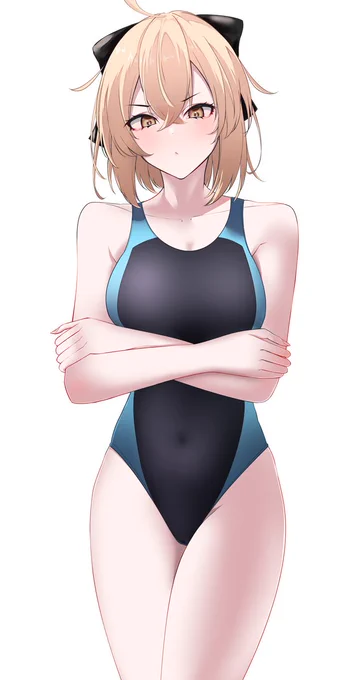 競泳水着沖田さん 