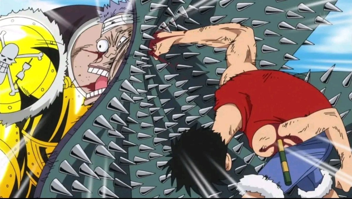 as much as i enjoyed the one piece live action, it's a shame Luffy vs Krieg was scrapped, the fight is massively underrated, Luffy punching through the spikes was one of the many moments that hooked me more with the series and made me love the character