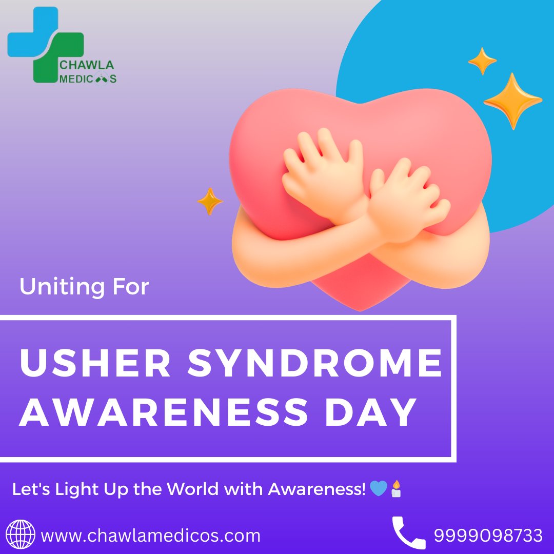 Let's Light Up the World with Awareness. 💙🕯️ Today, on Usher Syndrome Awareness Day, we stand together to shed light on the challenges and hopes of those living with this rare condition. Together, we can make a difference. 💪#UsherSyndromeAwareness #HopeInSight #UsherSyndrome