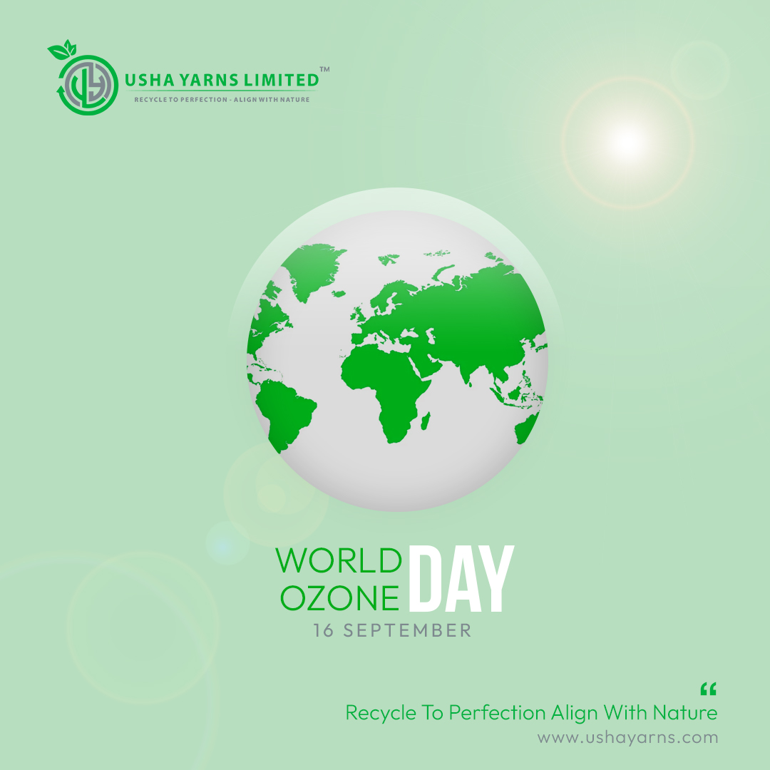 On this International Day for the Preservation of the Ozone Layer, let's reflect on our collective responsibility to protect our precious ozone layer and ensure a healthier planet for future generations. 🌍🌞 #OzoneDay #ProtectOurOzone #ushayarnsltd #ushayarns #2023