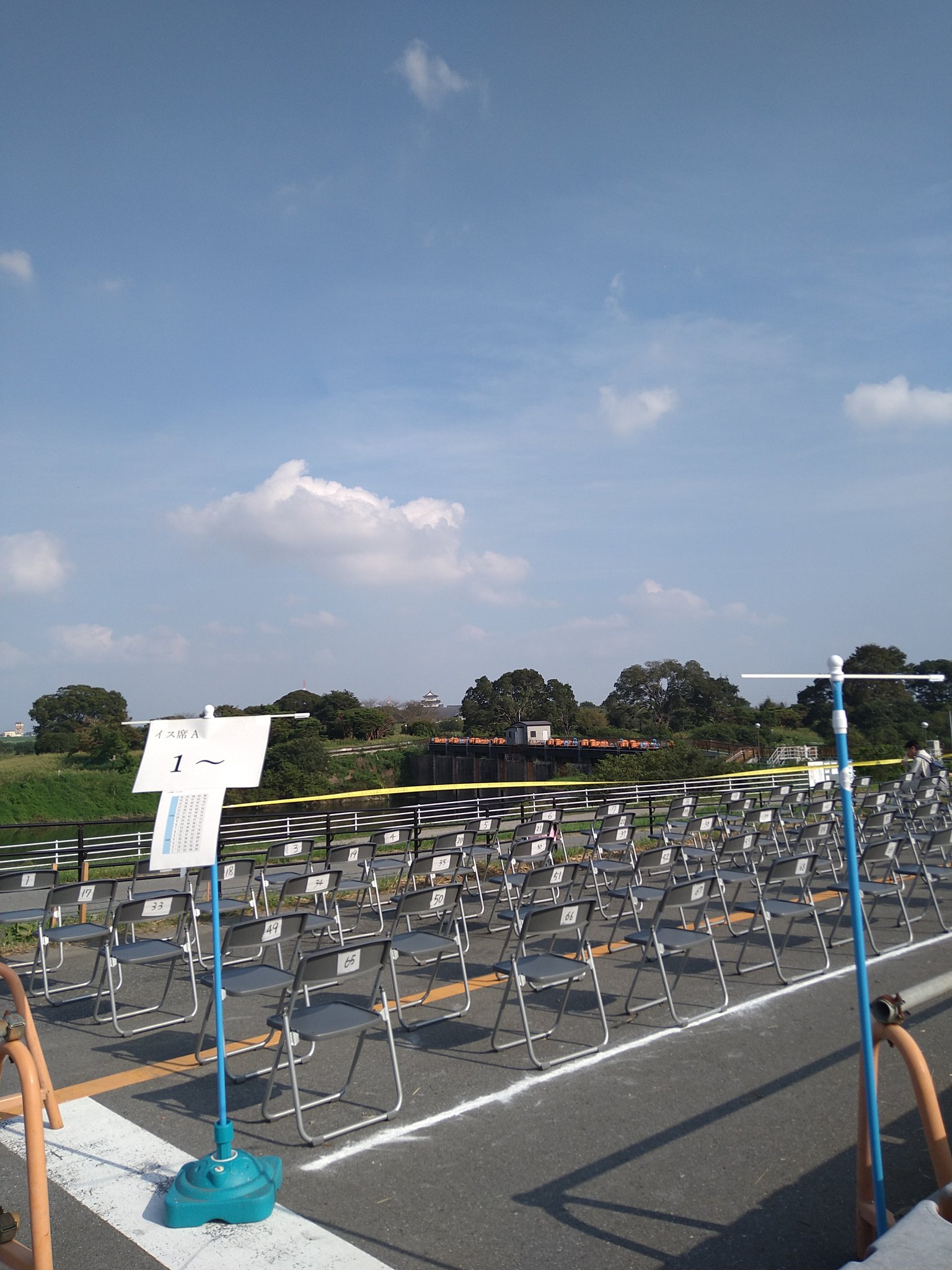利根川花火大会椅子席1枚