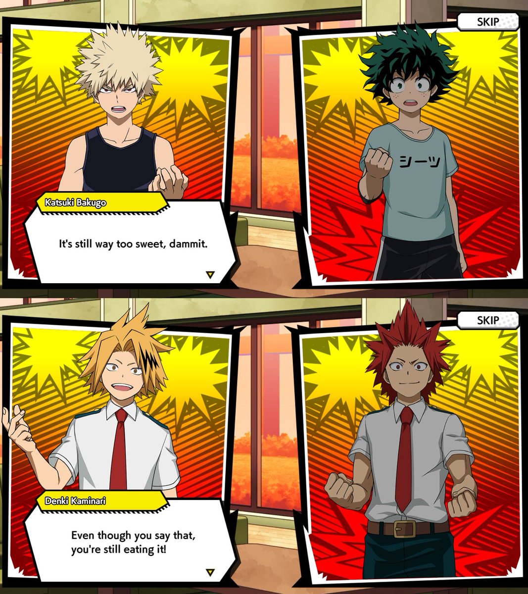 HE LIKED THE CURRY DEKU MADE, HE EVEN USED THE INGREDIENT KACCHAN HAD IN MIND. THEY ARE SO CONNECTED, SOULMATE BEHAVIOUR RIGHT THERE. 