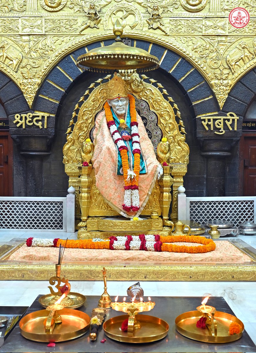 SSSTShirdi's tweet photo. *!! ॐ साई राम !!*
*श्री साईबाबा संस्थान विश्वस्त व्यवस्था,शिर्डी*
*!! ॐ Sai Ram !!*
*Shri Saibaba Sansthan Trust, Shirdi*
≈≈≈≈≈≈≈≈≈≈≈≈≈
*आरती :- माध्यान्ह आरती* 
*शनिवार १६ सप्टेंबर २०२३*     
*Aarti :-Madhyan Aarti*
*Saturday 16 September 2023* https://t.co/xVp2C9zqRM