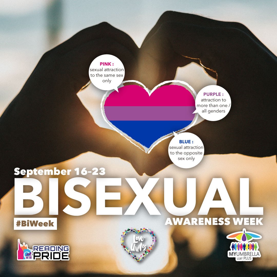 Happy Bisexual+ Awareness Week to all of the bi+ people within the LGBTQ+ community. 

#BisexualAwarenessWeek #bi #lgbtq #lgbt #BiWeek23 #RDG #LoveUnites #MoreThanLGBT