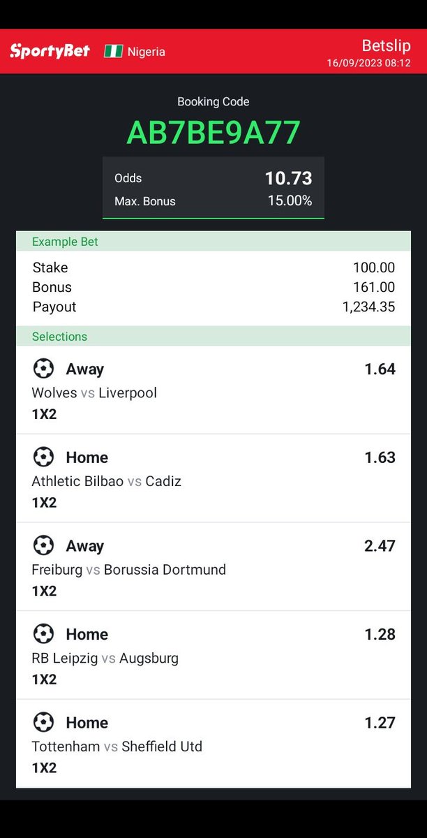 Tinubutips's tweet photo. Sportybet Users ⚠️

Road to win 60M
Let’s go for green. Press follow 😎

https://t.co/Gb9zlC7WNO
https://t.co/Gb9zlC7WNO

Add faith to 2,5&amp;10 odds Also Champs 🏆 

@Ekitipikin @Mrbankstips @LouieDi13 @pbtips_ @Dhavidtips @loudpunts @TalentedFBG @notoriouztips https://t.co/rjoGja4zRn
