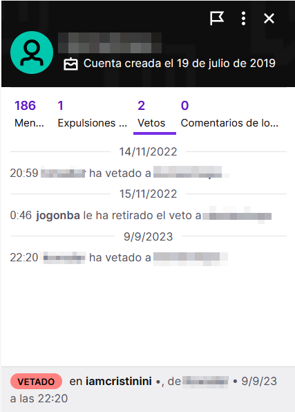 JoGonBa's tweet photo. Algunos se empeñan en mantener actitudes tóxicas en el chat que ponen a prueba la paciencia de cualquiera. En estos casos podemos adaptar el refrán popular; "Cuando el tonto sigue la paciencia del mod, la paciencia se acaba y el tonto sigue" #Twitch #Moderatorsbemoderating https://t.co/8Is95hJPyD