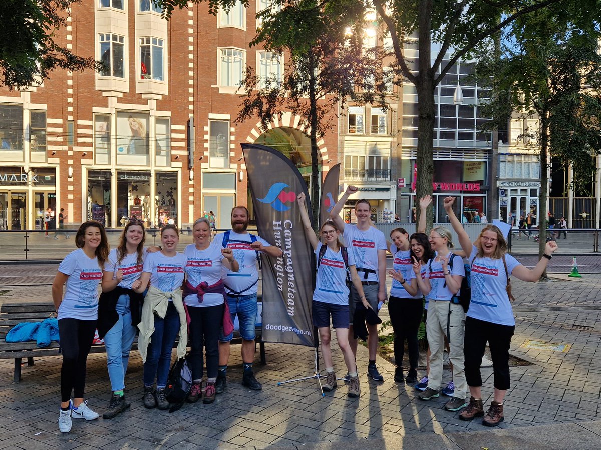 NeuroD_Lab_LUMC's tweet image. Rrady for the 20km Dam to dam walk. Walking from Amsterdam to Zaandam to raise money for @CTeamHuntington! @NeuroD_Lab_LUMC @roon_mom @VoesenekBas @LaurieKerkhof @BuijsenRonald