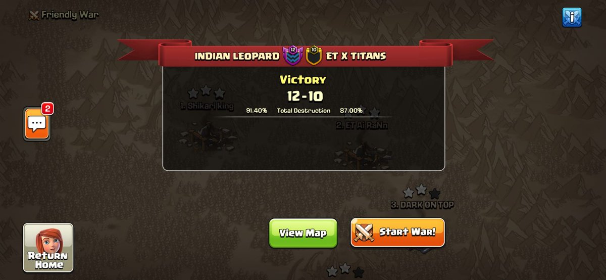 SpartansCoc_'s tweet photo. @CoCEsports world championship qualifier🔥🔥GG @1DARKONTOP @emporiumtitans Triples : @CrazyKev_ @GamingLautner op boys🔥🔥finally we got frst match against dark &amp; win against Them🔥 https://t.co/FcEbkCTfoq
