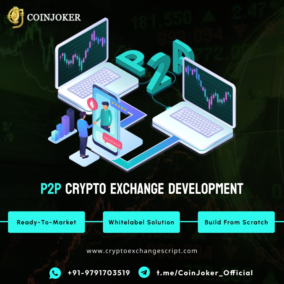 coinjoker_tech's tweet image. Your Gateway to Peer-to-Peer Crypto Trading!
#P2Pcryptoexchangedevelopment creates a decentralized #cryptoexchange for direct user-to-user trading.
Join the P2P crypto revolution with Coinjoker >>tinyurl.com/67nmcz8j
#p2p #coinjoker #blockchaintechnology #usa #uae #china