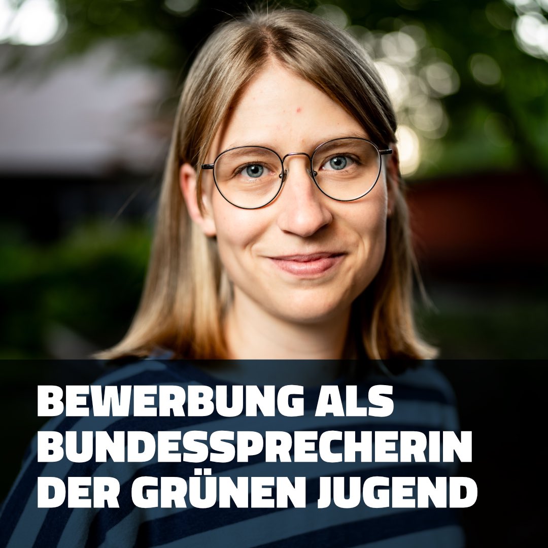 SvenjaAppuhn's tweet photo. Big News: Ich kandidiere als Bundessprecherin der @gruene_jugend.

Ein Klimakanzler, der keiner ist. Ein Verkehrsminister, dem Menschen, die seit Jahren auf den Bus warten, egal sind. Eine Bundesregierung, die trotz Krisen keine Verteilungsfragen stellt. 

Es gibt viel zu tun. https://t.co/neWFvPeit0