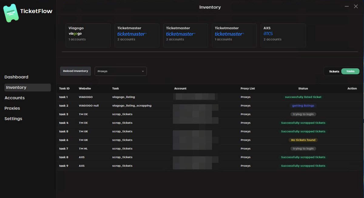 UI sneakpeak ✨

Don‘t waste your time with CLI…
Driven by GUI, fueled with Windows, MacOS (Intel and M1/M2) accessibility 🃏

♻️ + Follow + Tag 2 Friends + DM us with your Ticket success (if you done it already, you‘re fine) for a chance to get invited 🚀