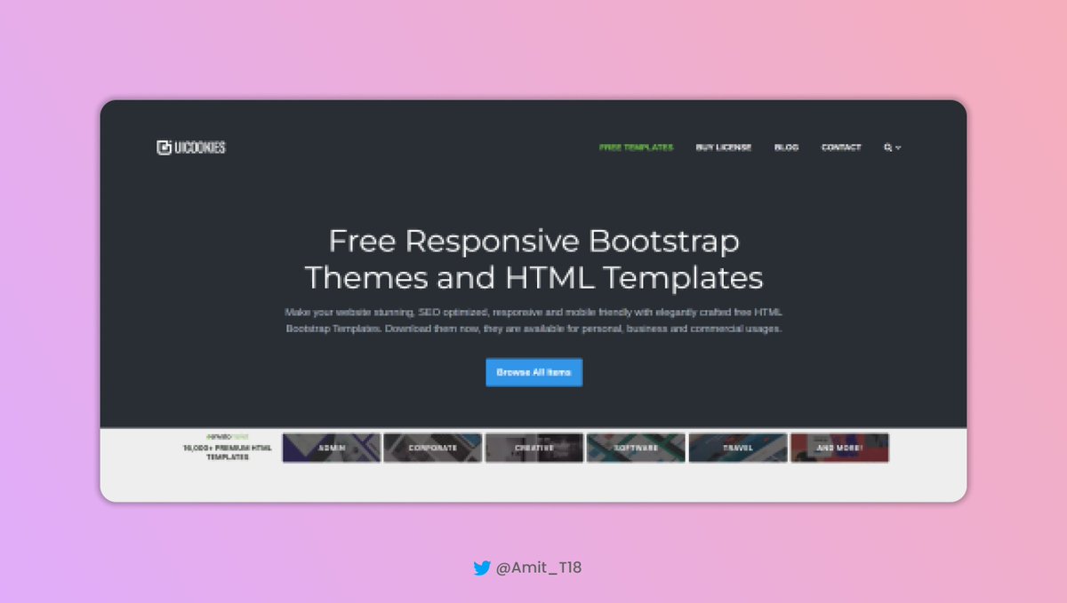 BEST HTML & CSS Template Providers For Developers! 🆓 Open this ↓ ...