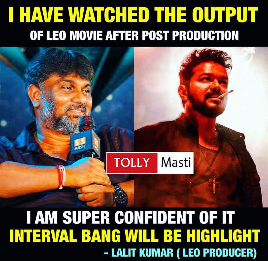 JUBILJOHN's tweet photo. #leo #LeoUpdate #LeoAdvanceBooking #LeoFilm https://t.co/u98rrJ2wJu