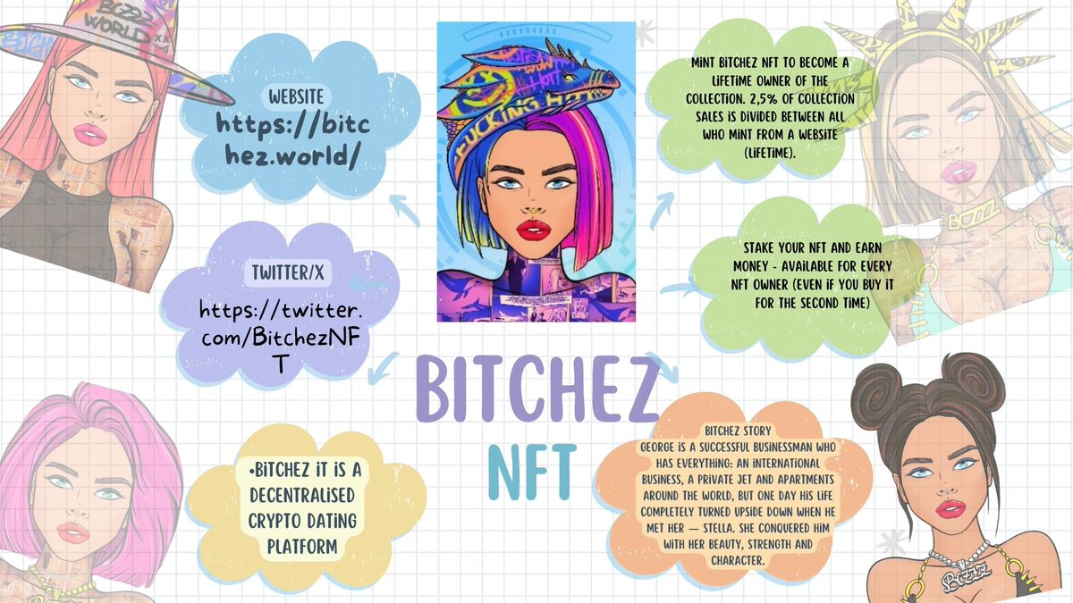 Alex_NftTrader1's tweet photo. @BitchezNFT

Some great info about the project

#NFT #BitchezNFT https://t.co/Fhv0CxxKwj