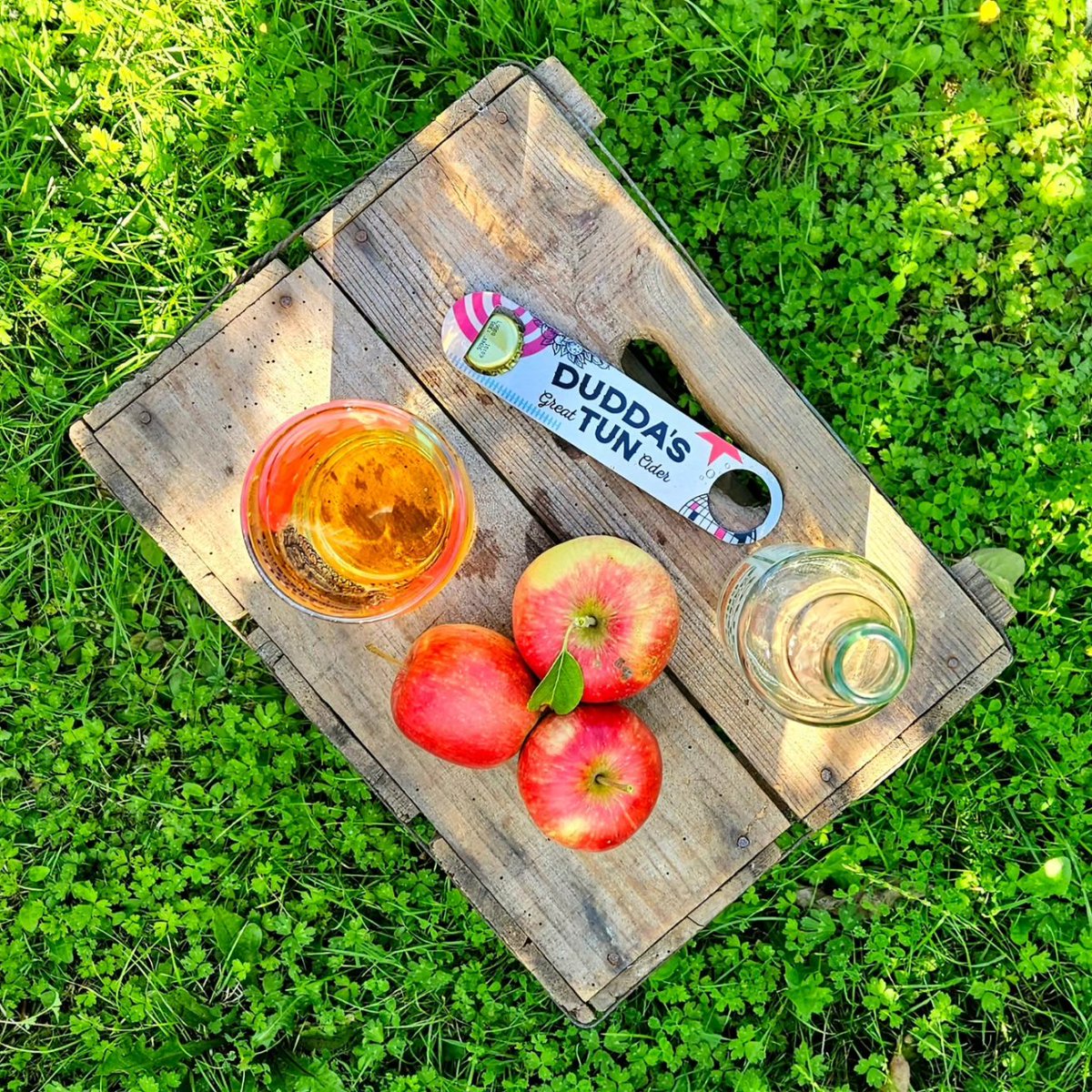 DuddasTunCider's tweet photo. 😍 Orchard Essentials...

You just can't beat a sunny September day and a chilled refreshing cider 🧊🍎🍺

...made all the better surrounded by new season appley goodness everywhere you look 💚

#ciderweather #septembersun #kent #cider #duddastun #orchards #backbritishfarming https://t.co/VBnwI6wUOM