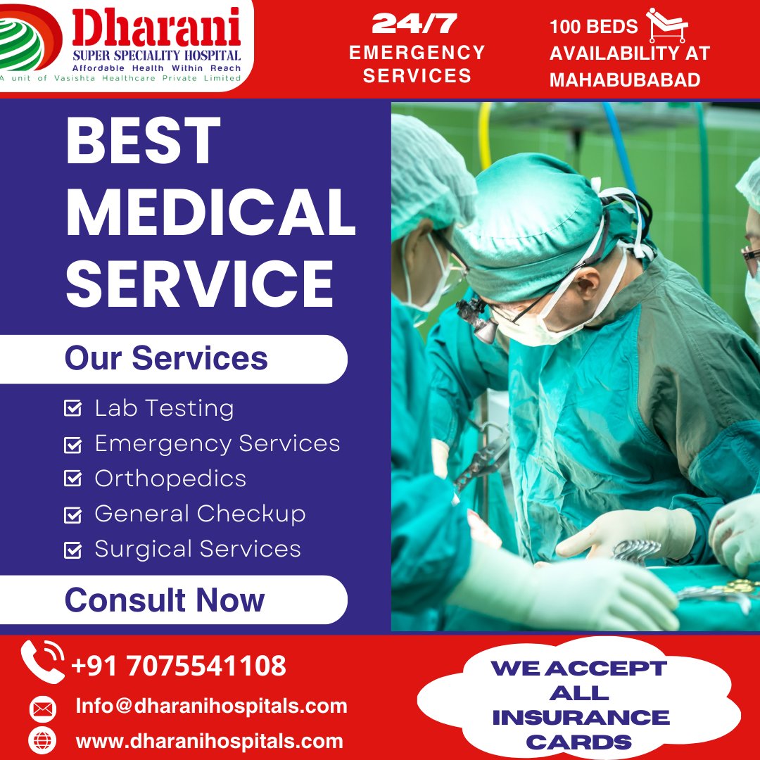 dharanihospital's tweet photo. #dharanisuperspecialityhospital
We offer thorough medical examinations, swift emergency care, expert general health assessments, highly skilled physicians, cutting-edge laboratory facilities, and dependable ambulance services.
#DailyHealthcare #HealthOnDemand #ProfessionalDoctors https://t.co/PFSOUlyvpm