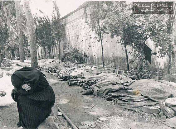 قبل 41 عام.

ارتكب حزب الكتائب اللبناني مدعوم بالجيش الإسرائيلي أحد ابشع المجازر ضد الفلسطينين في صبرا و شاتيلا.

قتلو 3000 فلسطيني على الاقل على مدار 3 ايام