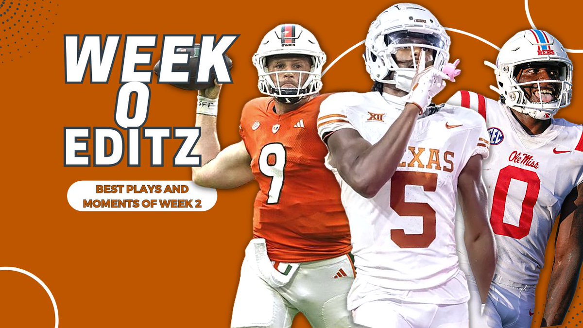 The Best Plays and Moments from Week 2 of the 2023 college football season is out now!

Link🔗youtu.be/i3AvDD-CWiw?si…

Edited By: <a href="/_KyleNash_/">Kyle Nash</a>