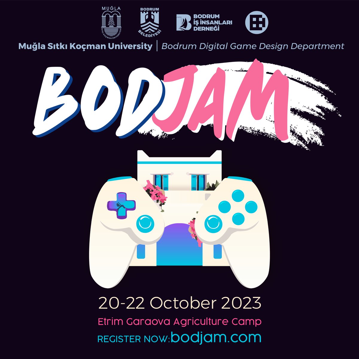 GlobalBodJam's tweet photo. Are you ready? If you haven't registered for BodJam yet, register now! Bodrum Game Hackathon is waiting for game designers from all around the world... 
https://t.co/BNquXogX4d
#bodjam #gamejam  #gamehackathon #hackathon #gamedev #gamedesign #gamedevelopment #bodrum https://t.co/2FWdCvgwM0