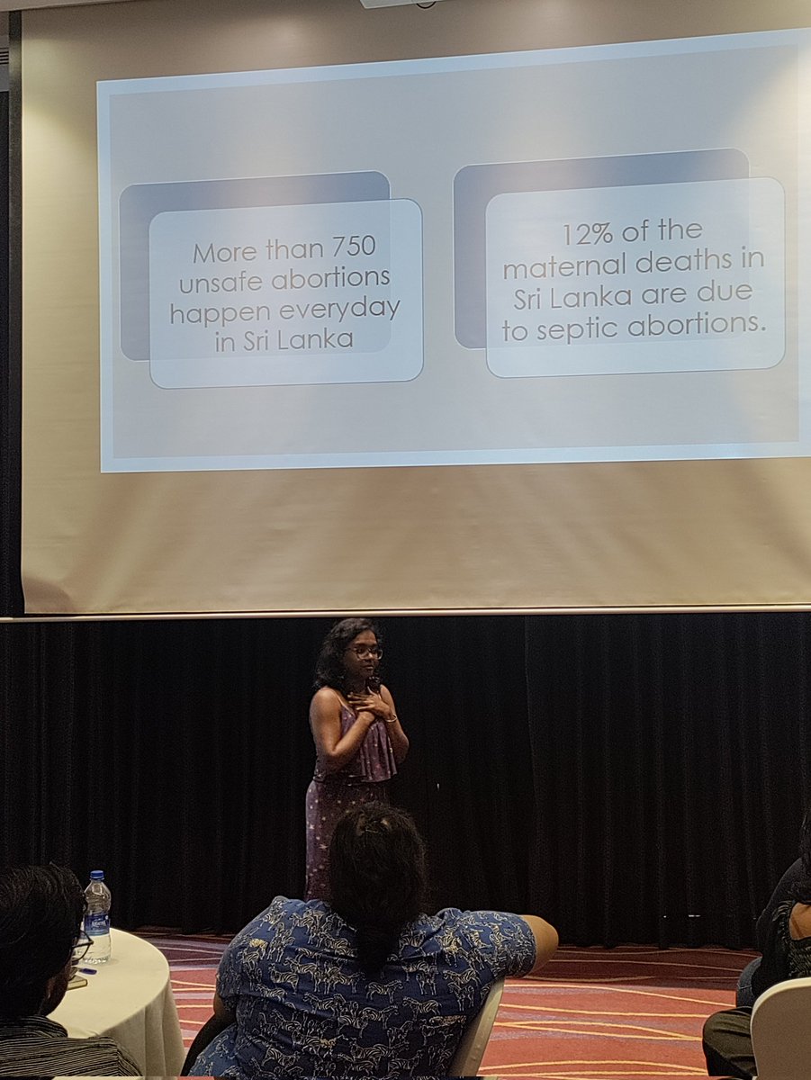 <a href="/PriskilaArul/">Priskila</a> core member of <a href="/YANSriLanka/">Youth Advocacy Network Sri Lanka</a> talking about the history and politics of safe abortion rights and access. She shares that we have to rely on old data due to lack of research &amp; the no of unsafe abortions today, would be much higher! 
#Abortionrights #decriminalize