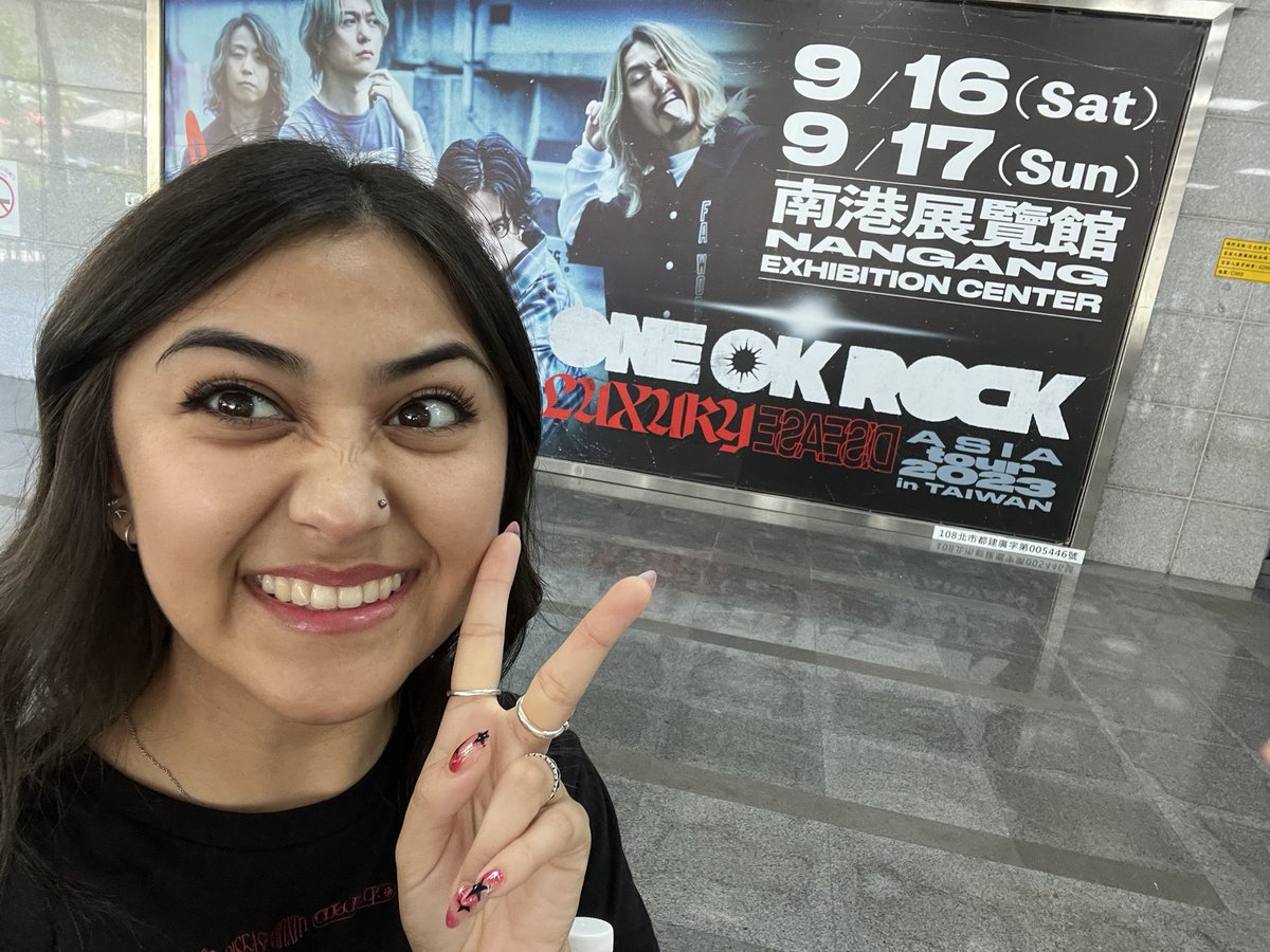nekobuns's tweet photo. One ok rock in Taipei D1 !!!! 🤪🤘🏽 https://t.co/aU9LDuJBqg