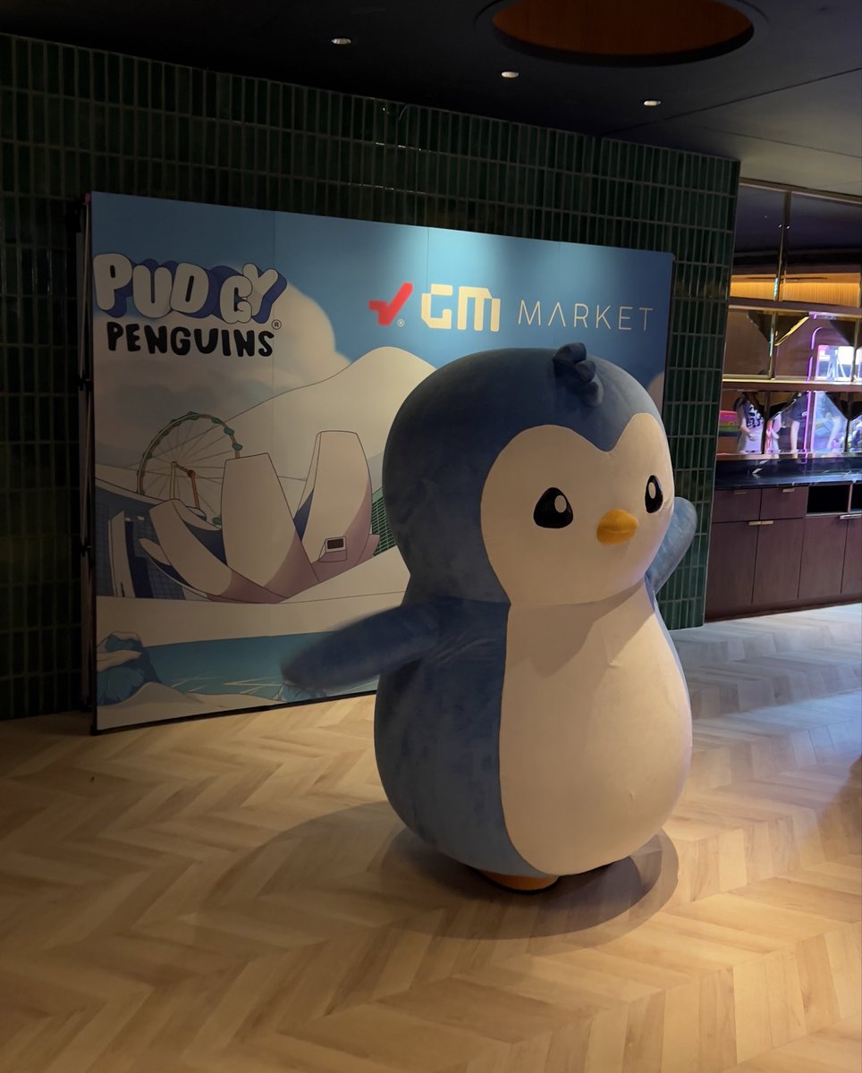 Thanks everyone that joined the <a href="/pudgypenguins/">Pudgy Penguins</a> x <a href="/gmdotco/">GM.co</a> event yesterday, was great meeting a bunch of amazing people