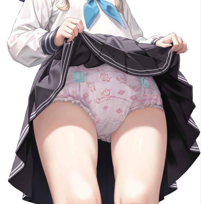 なんかおむつ感が難しい。。。
昔穿いてたはずなのに😥 