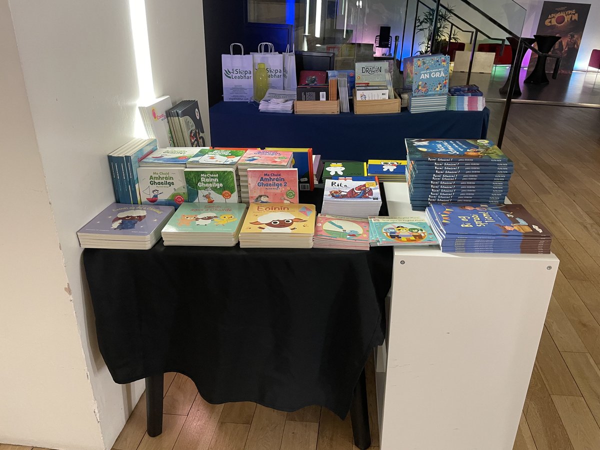 Great selection of books at the @ansiopaleabhar stand for the CBI Conference today! Happy to see our collection apart of the display! #CBIConf23 #RiskAndReward #discoveririshkidsbooks